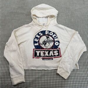 Let's Rodeo Texas Women's Cream Hoodie